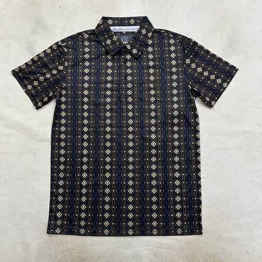 Darwin Modern Fit Performance Fabric Aztec Polo