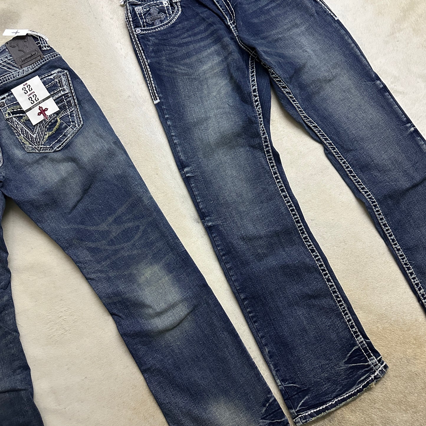 Gabriel Western Straight Fit Relax Men Jeans-2317