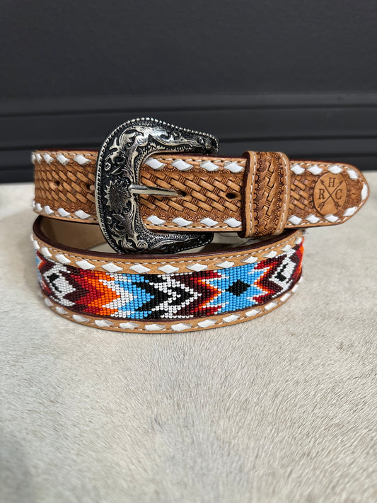 1 3/4 Tapper 1 1/2 Beaded Belt RHC-2019