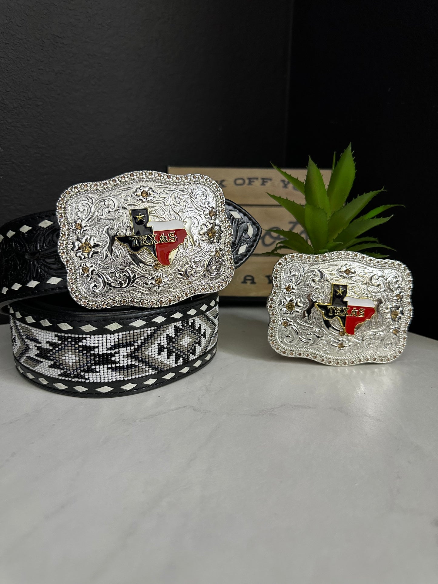 Brahman Texas Belt Buckle