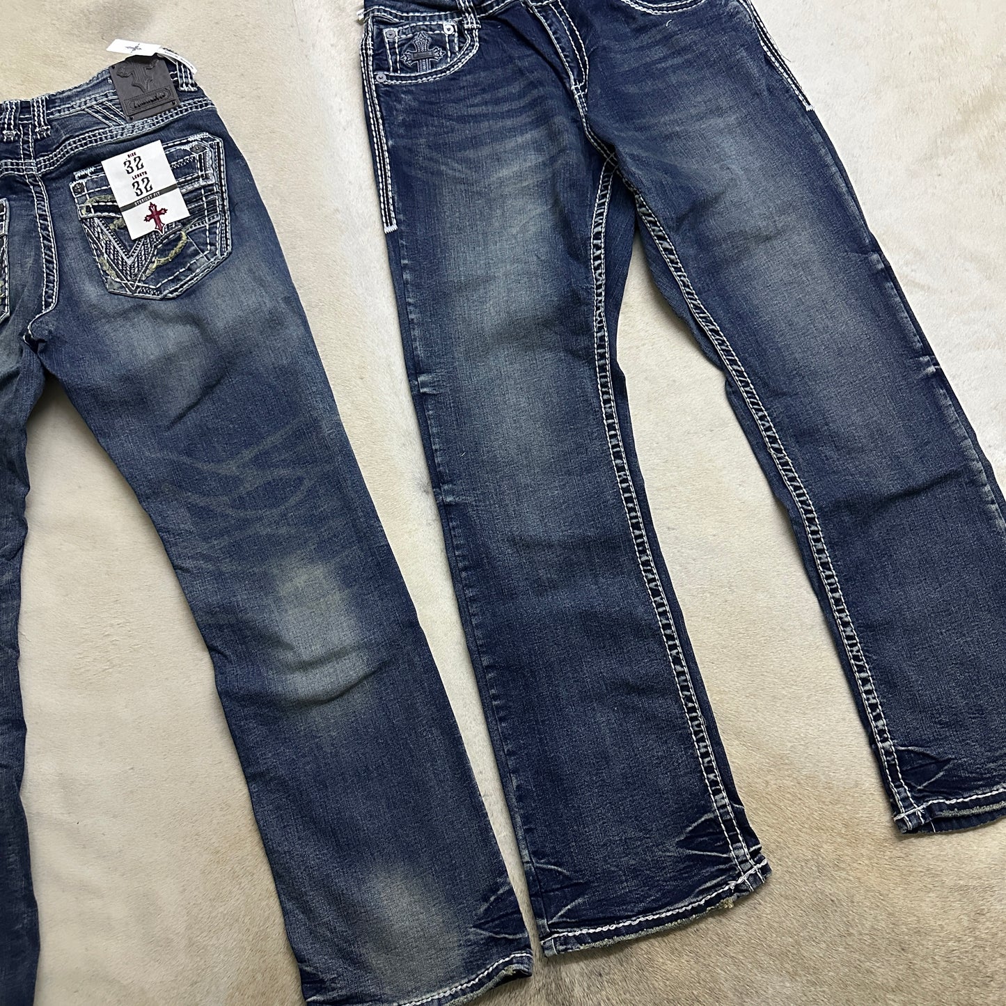 Gabriel Western Straight Fit Relax Men Jeans-2317