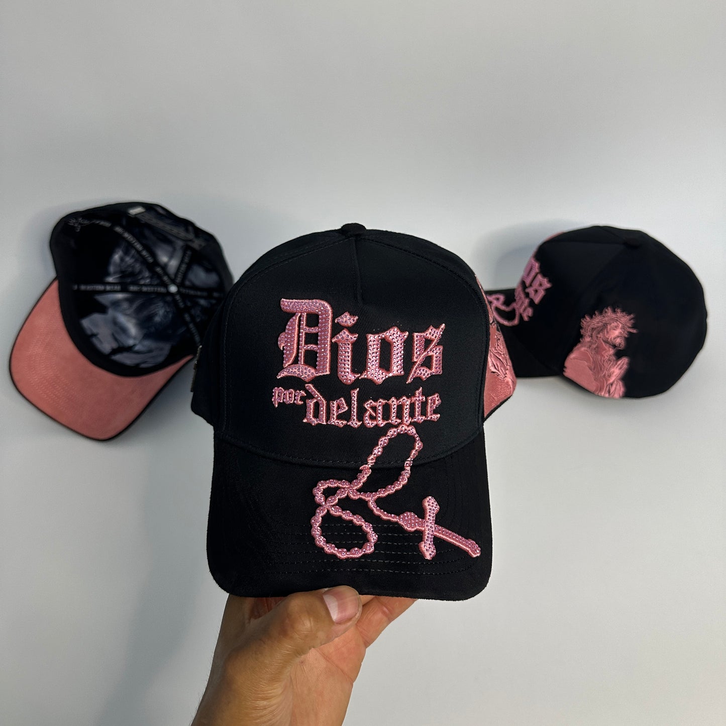 Dios Por Delante RHC Black -Pink Prestige Hat