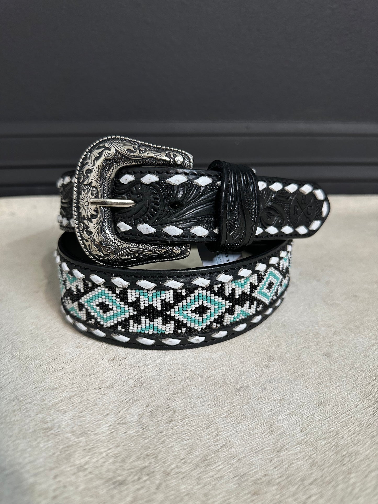 1 3/4 Tapper 1 1/2 Beaded Belt RHC-2018