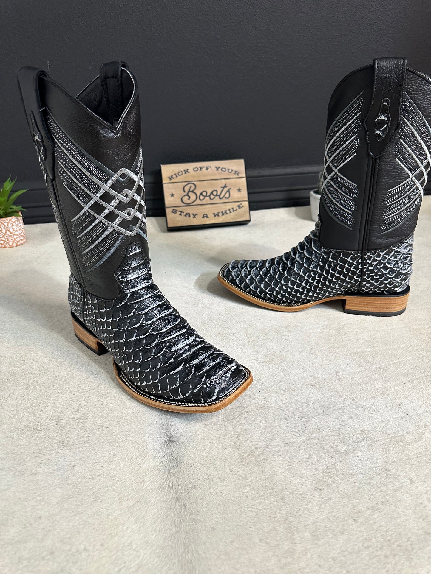 Granite Python Men Cowboy Boots