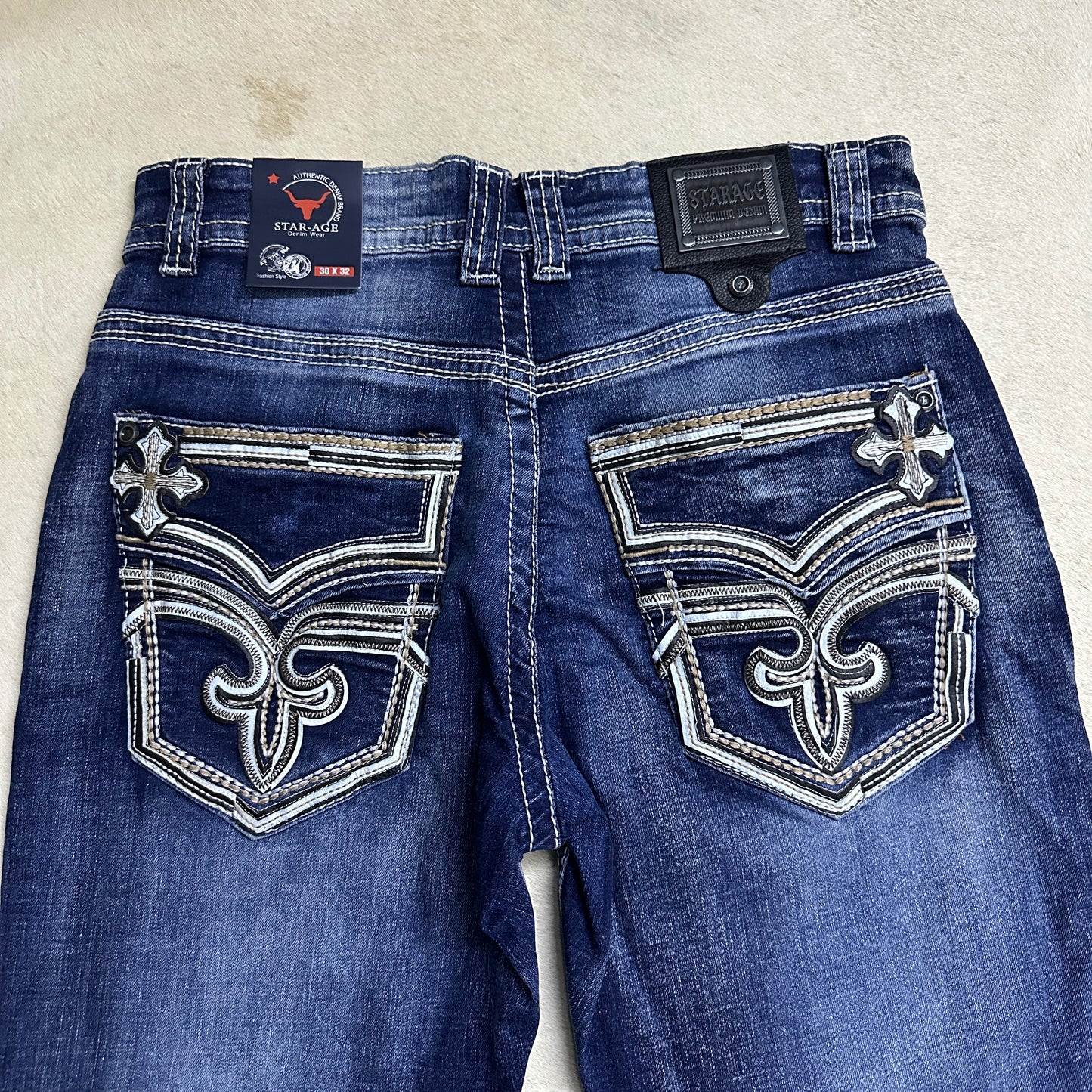 Atlas Western Boot Cut  Men Jeans
