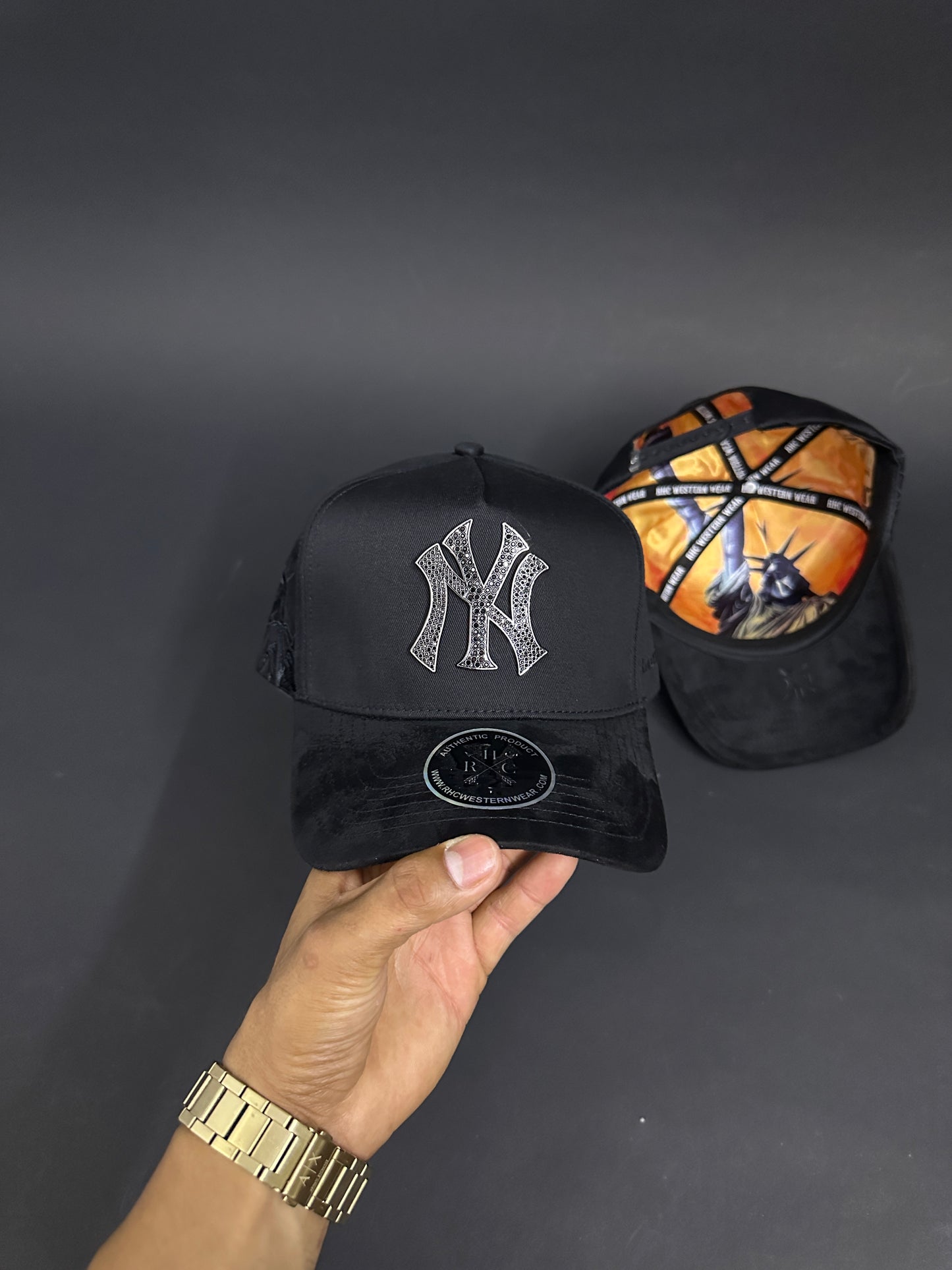 Satin Black SnapBack Hat