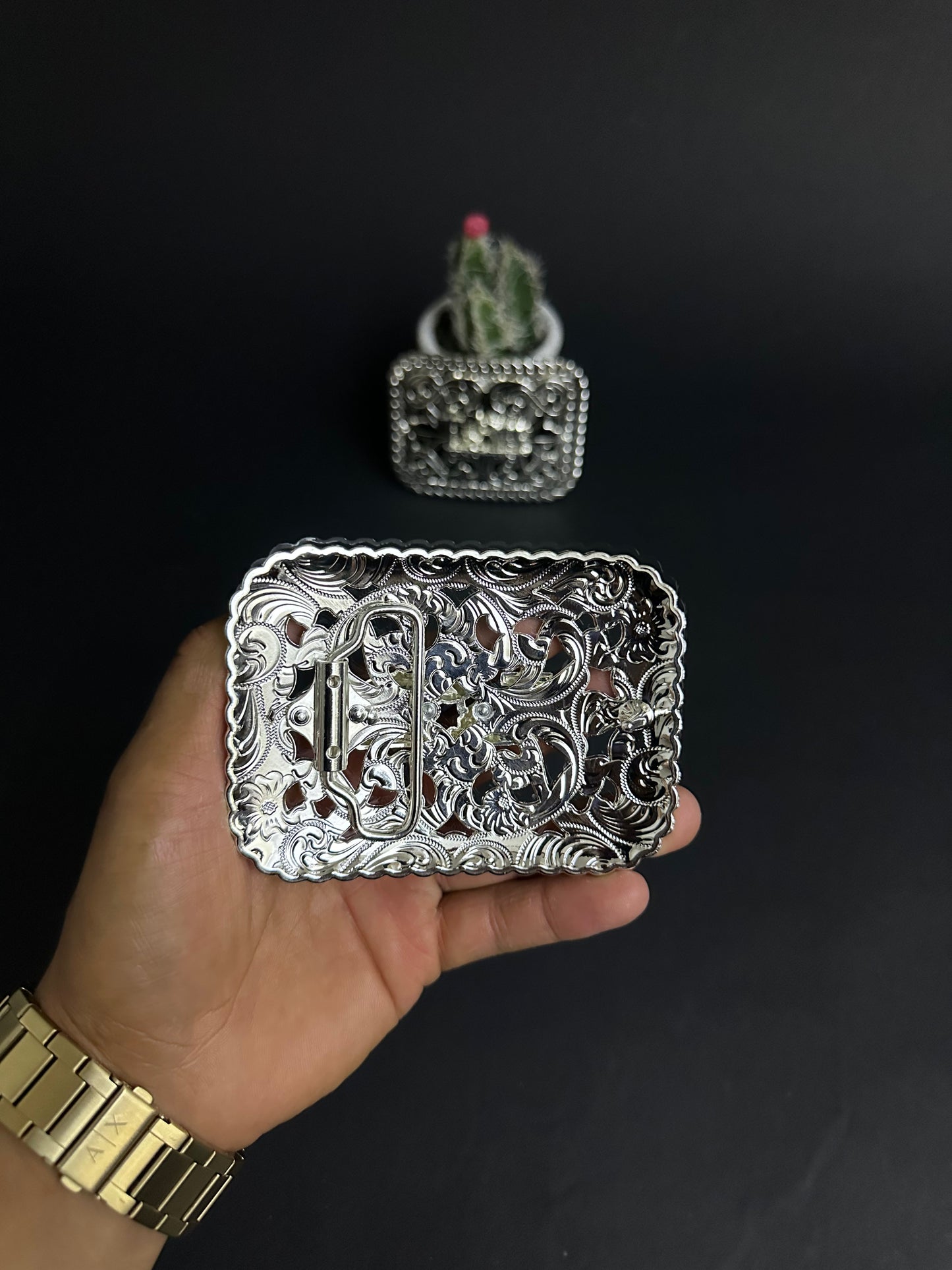 Mig Praying Cowboy Belt Buckle
