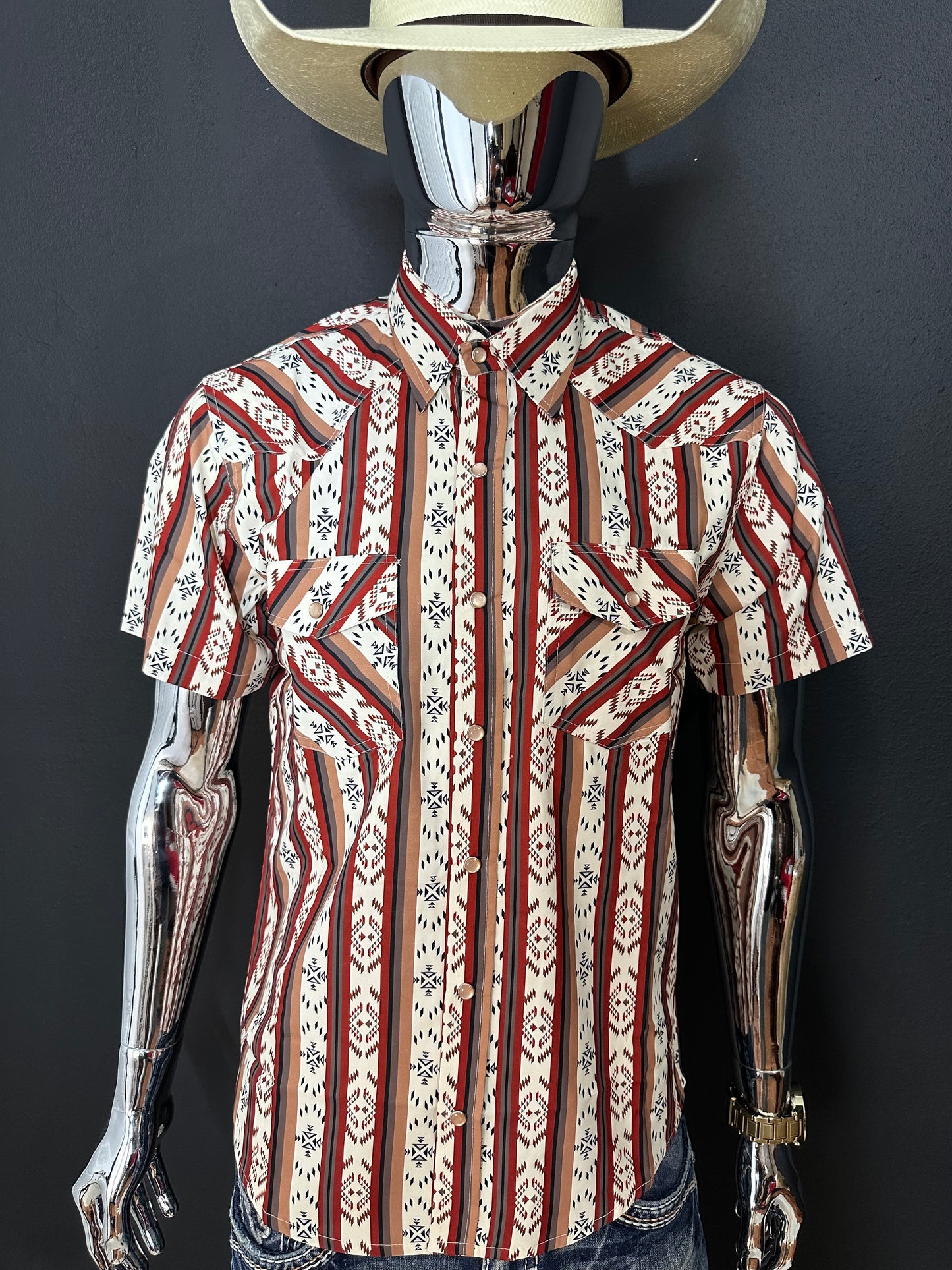 Hunter Retro Aztec Short Sleeve