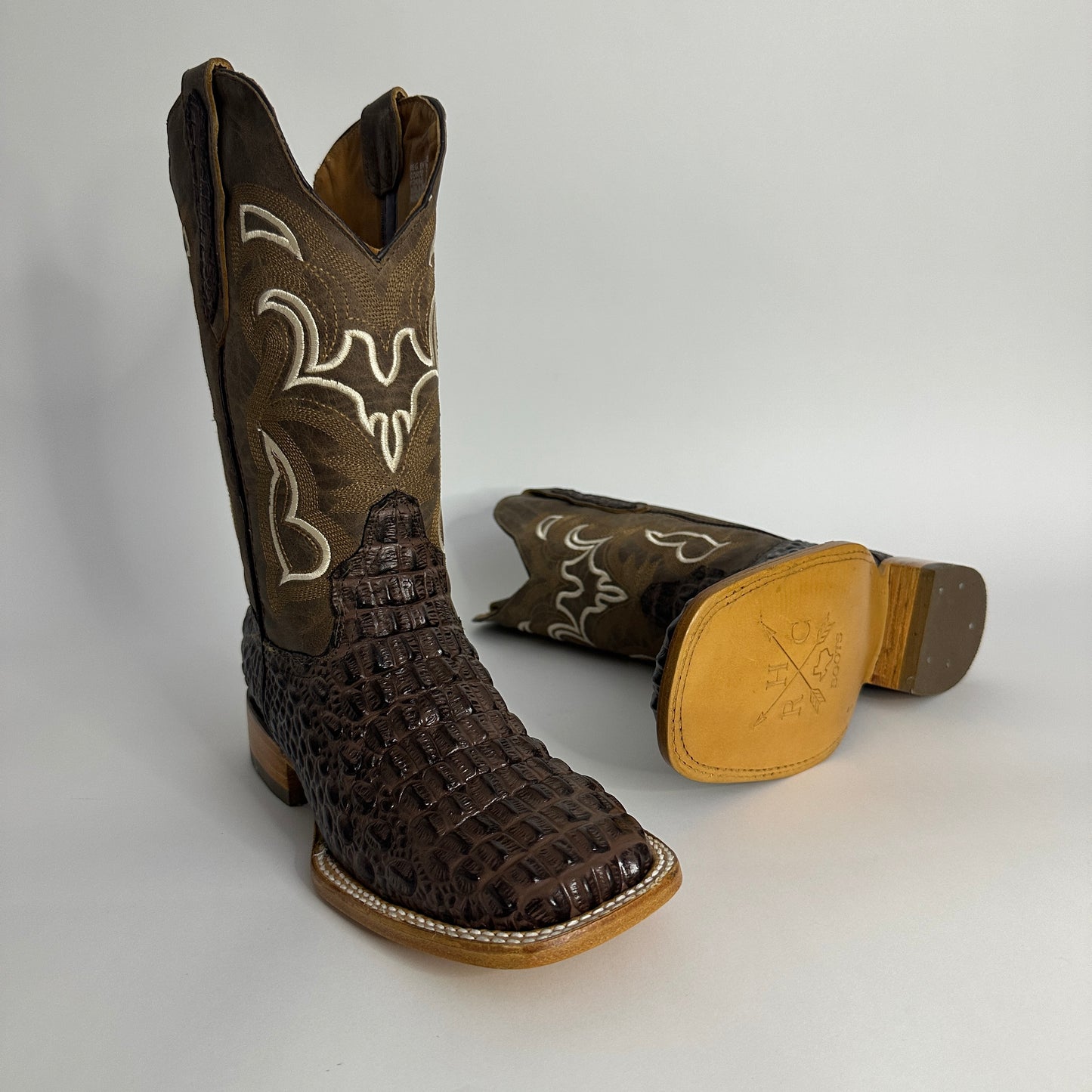 Switzer Brown Men CowBoy Boots