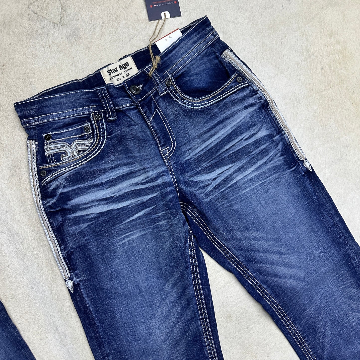 Atlas Western Boot Cut  Men Jeans