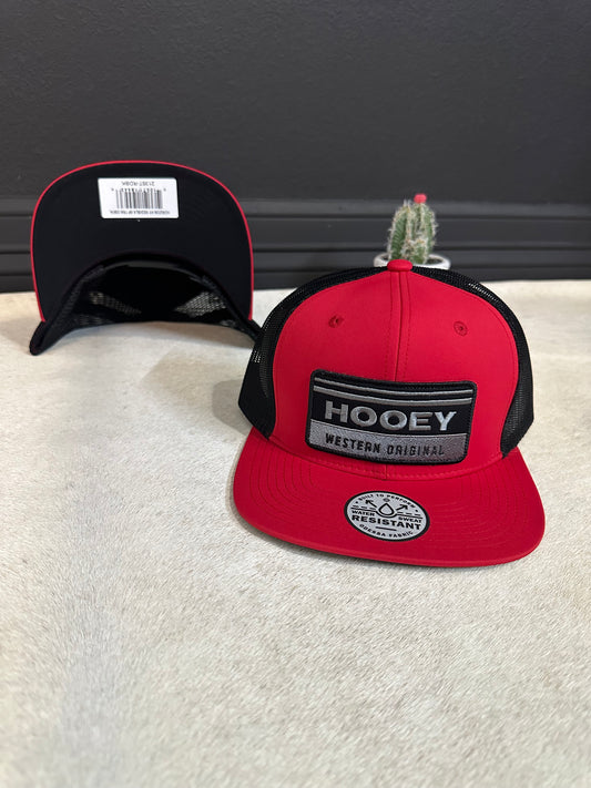 Hooey Horizon Red-Black Snapback