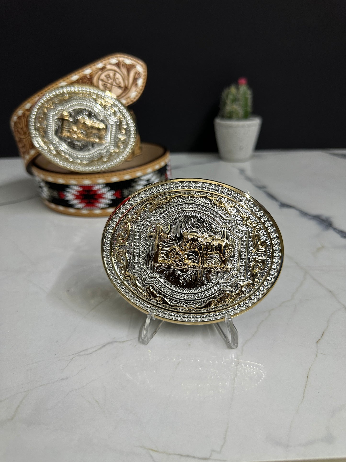 Hereford Praying Cowboy Belt Buckle