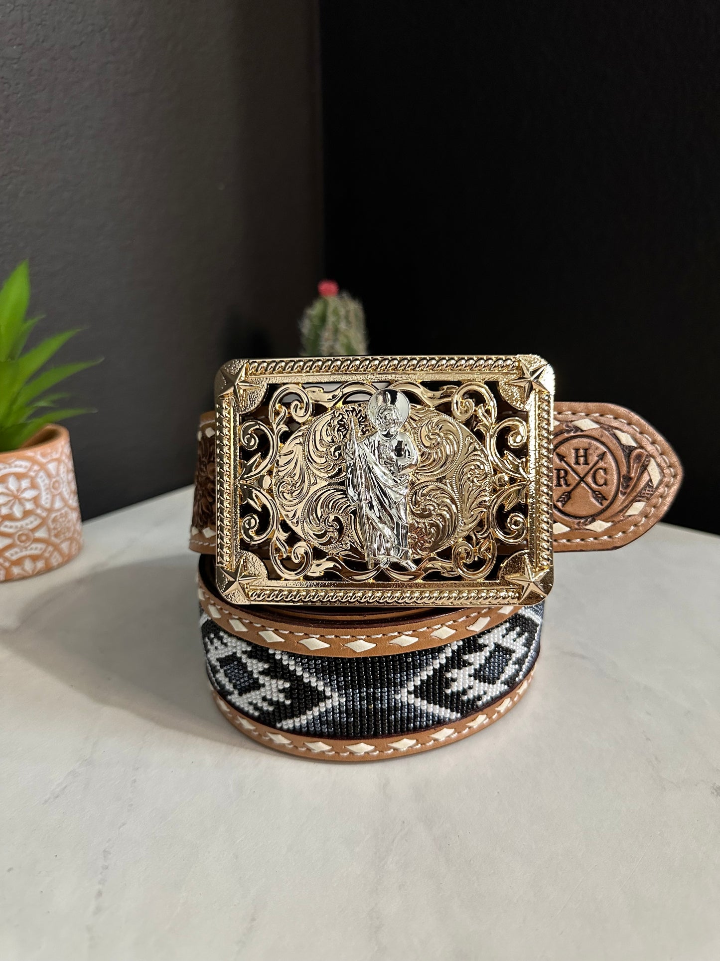 San Judas Tadeo Bradley Belt Buckle