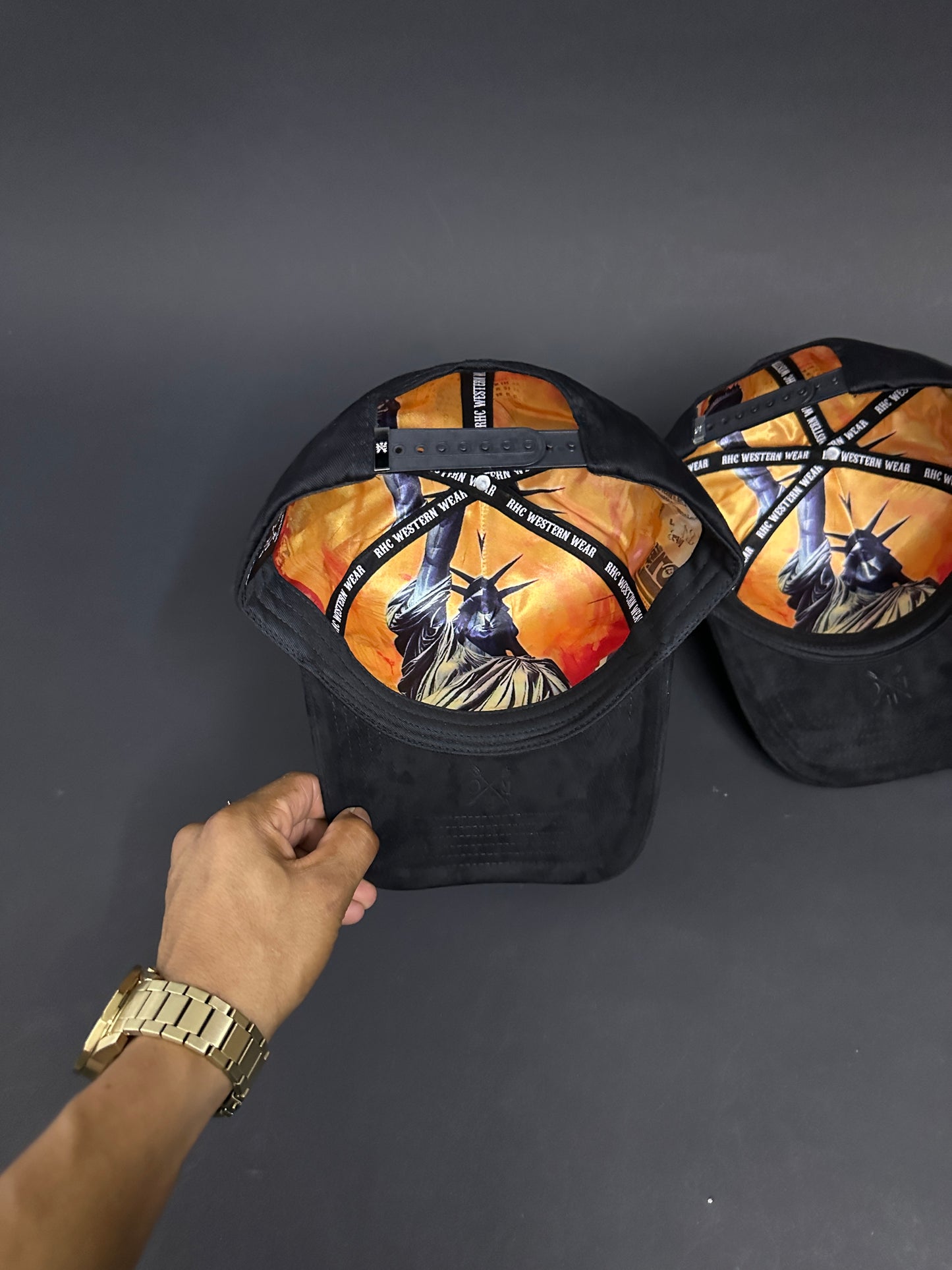 Satin Black SnapBack Hat