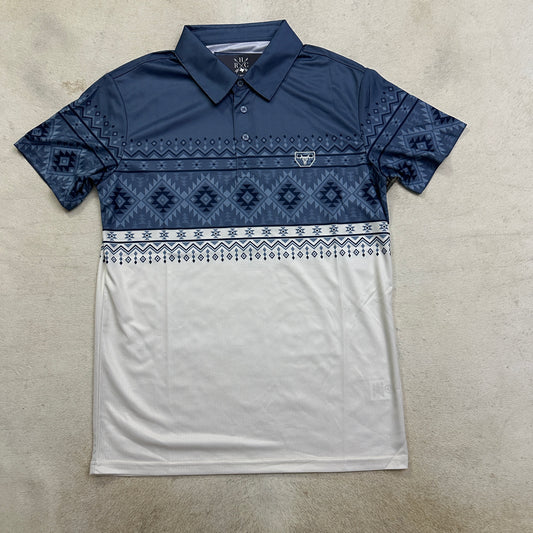 Jairo Modern Fit Performance Fabric Aztec Polo-11452