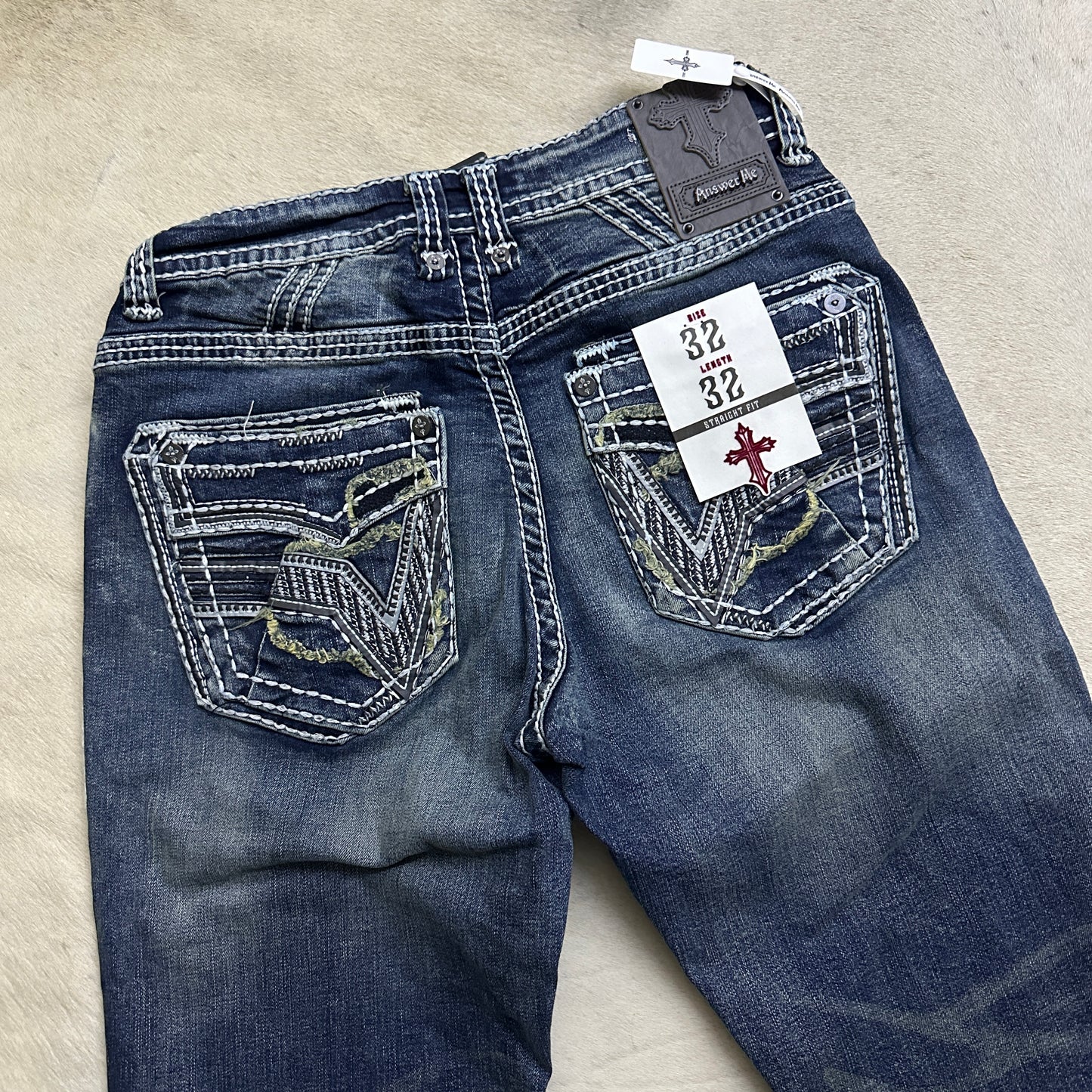 Gabriel Western Straight Fit Relax Men Jeans-2317