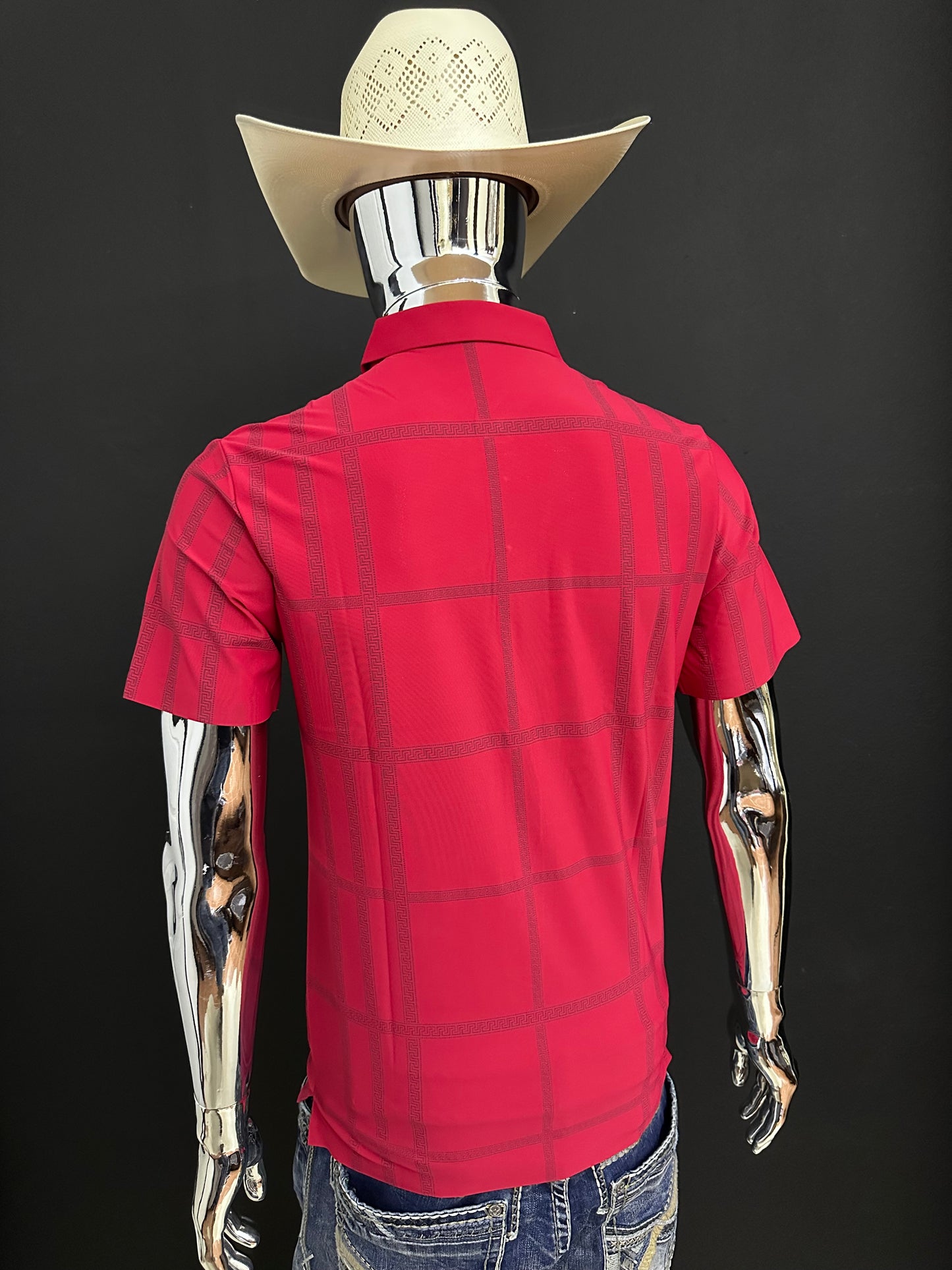 Jarred Red Classic Polo-05