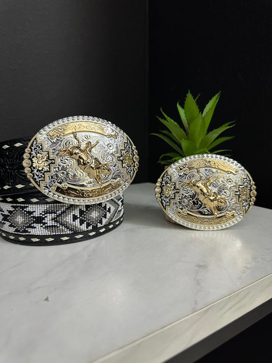 Mason Bull Rider Belt Buckle