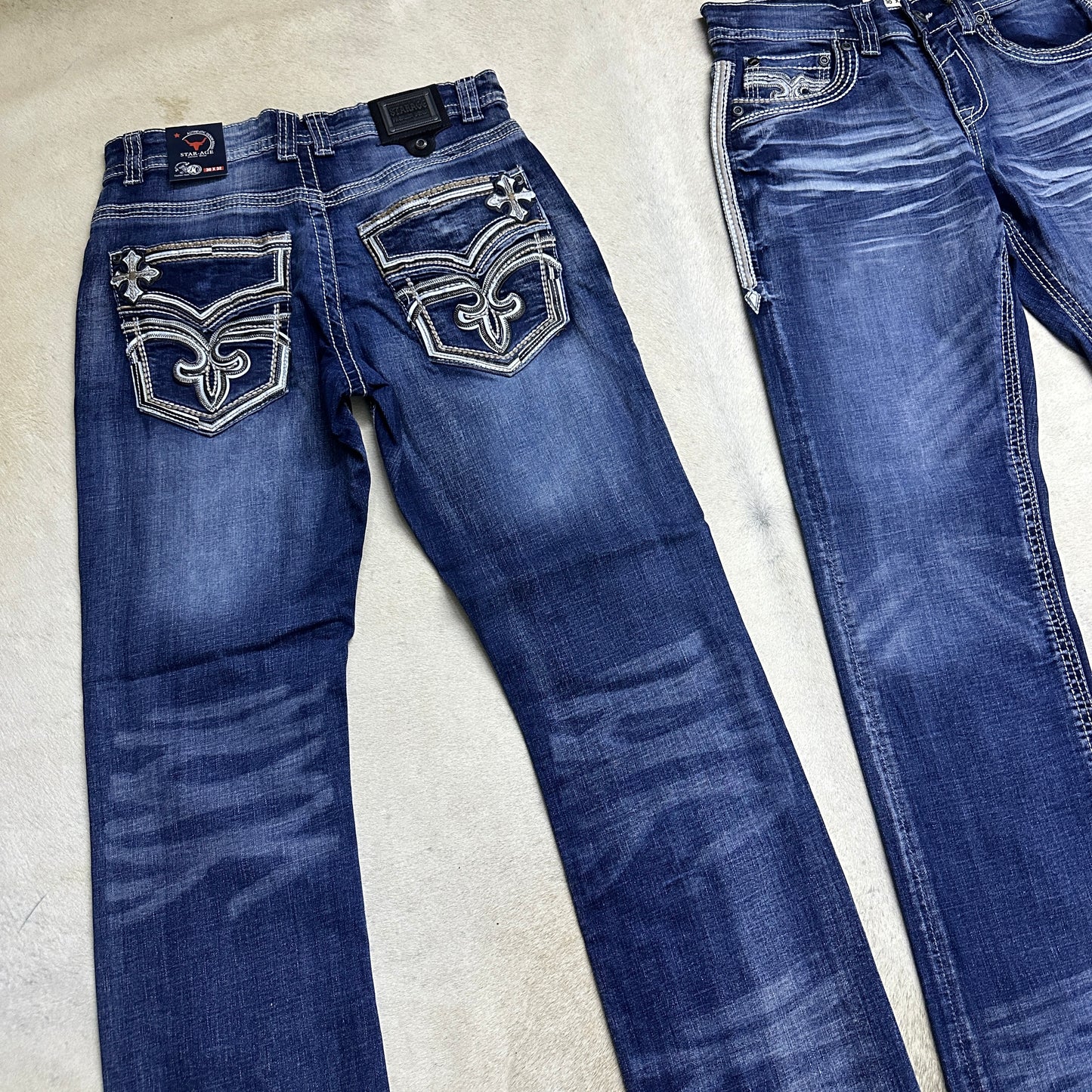 Atlas Western Boot Cut  Men Jeans