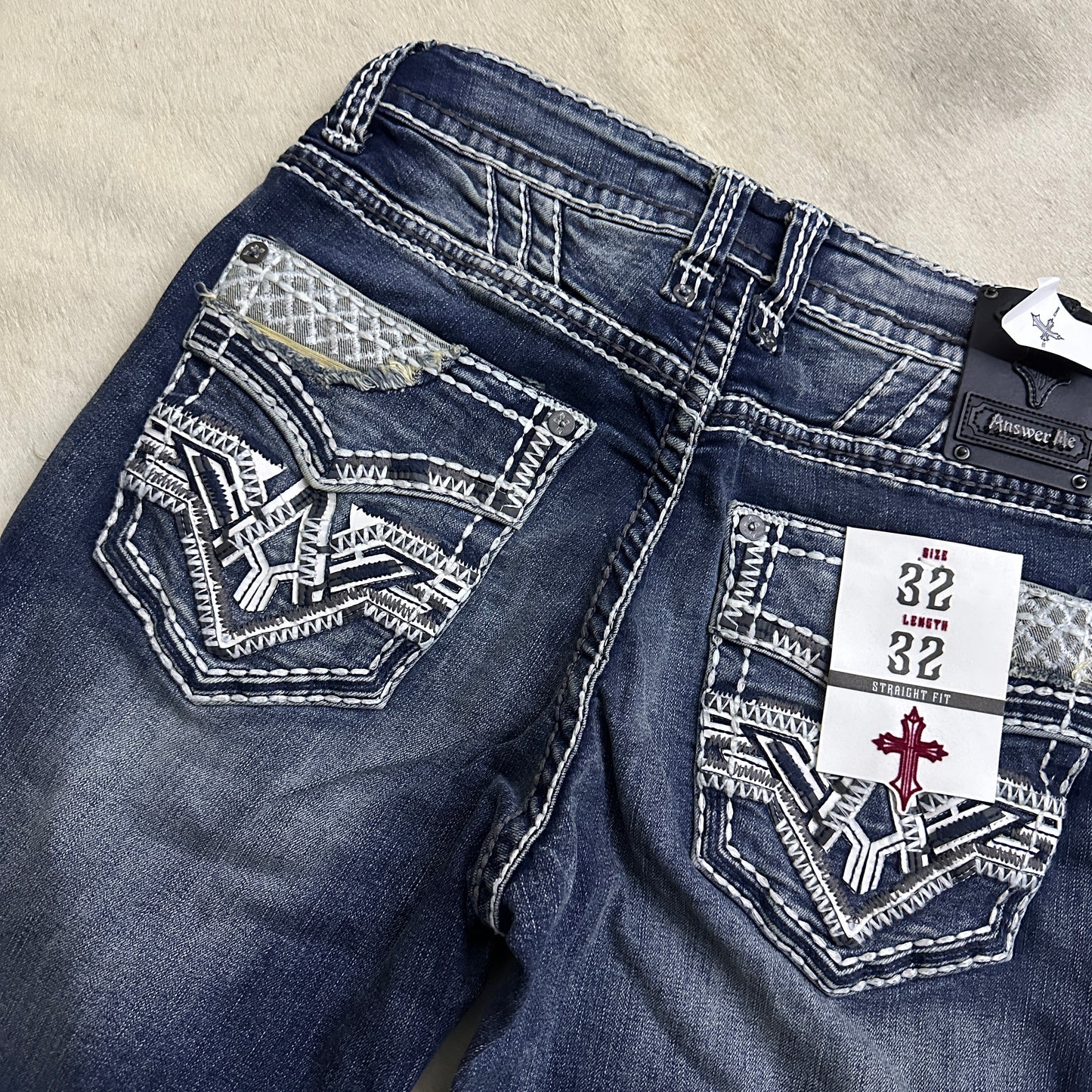 Nathan Western Straight Fit Relax Men Jeans-2321