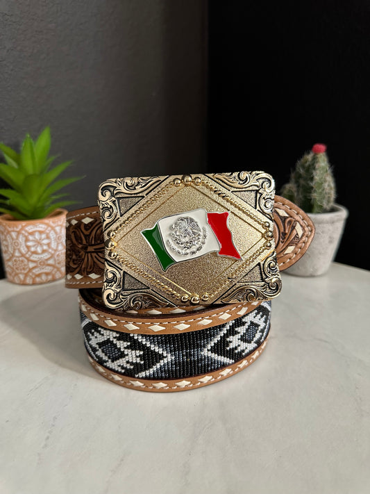 Mexico Bronze Belt Buckle