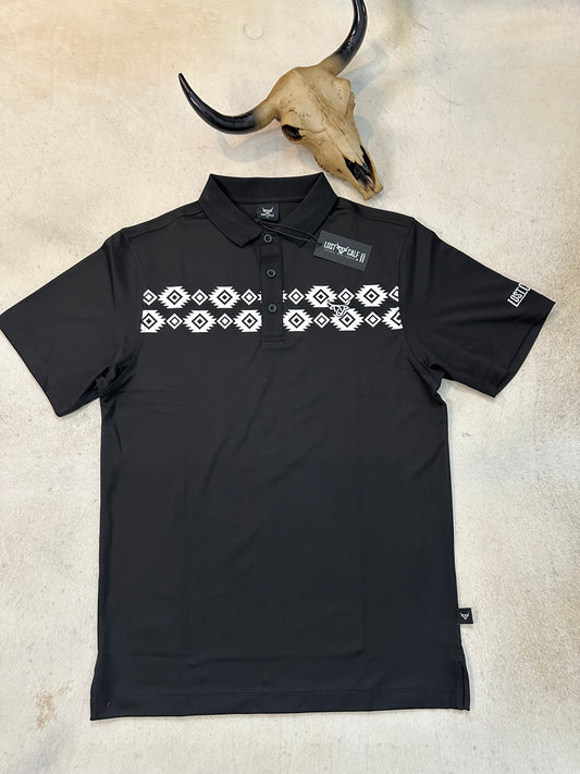 Lost Calf Aztec Polo Dry Fit