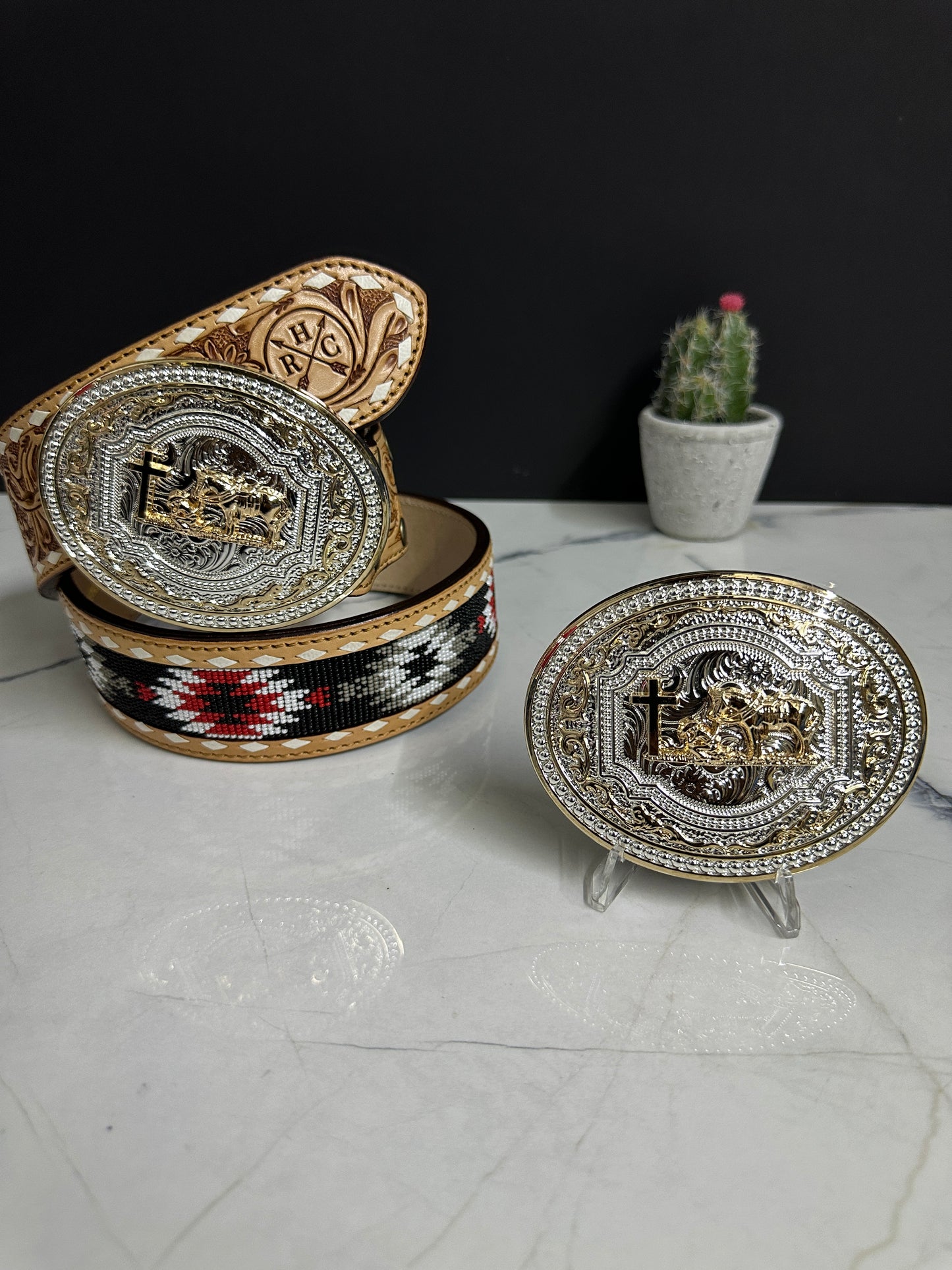 Hereford Praying Cowboy Belt Buckle