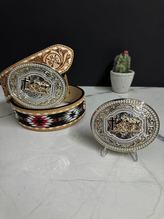 Hereford Praying Cowboy Belt Buckle