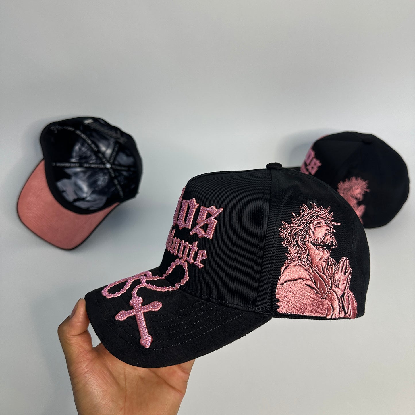 Dios Por Delante RHC Black -Pink Prestige Hat