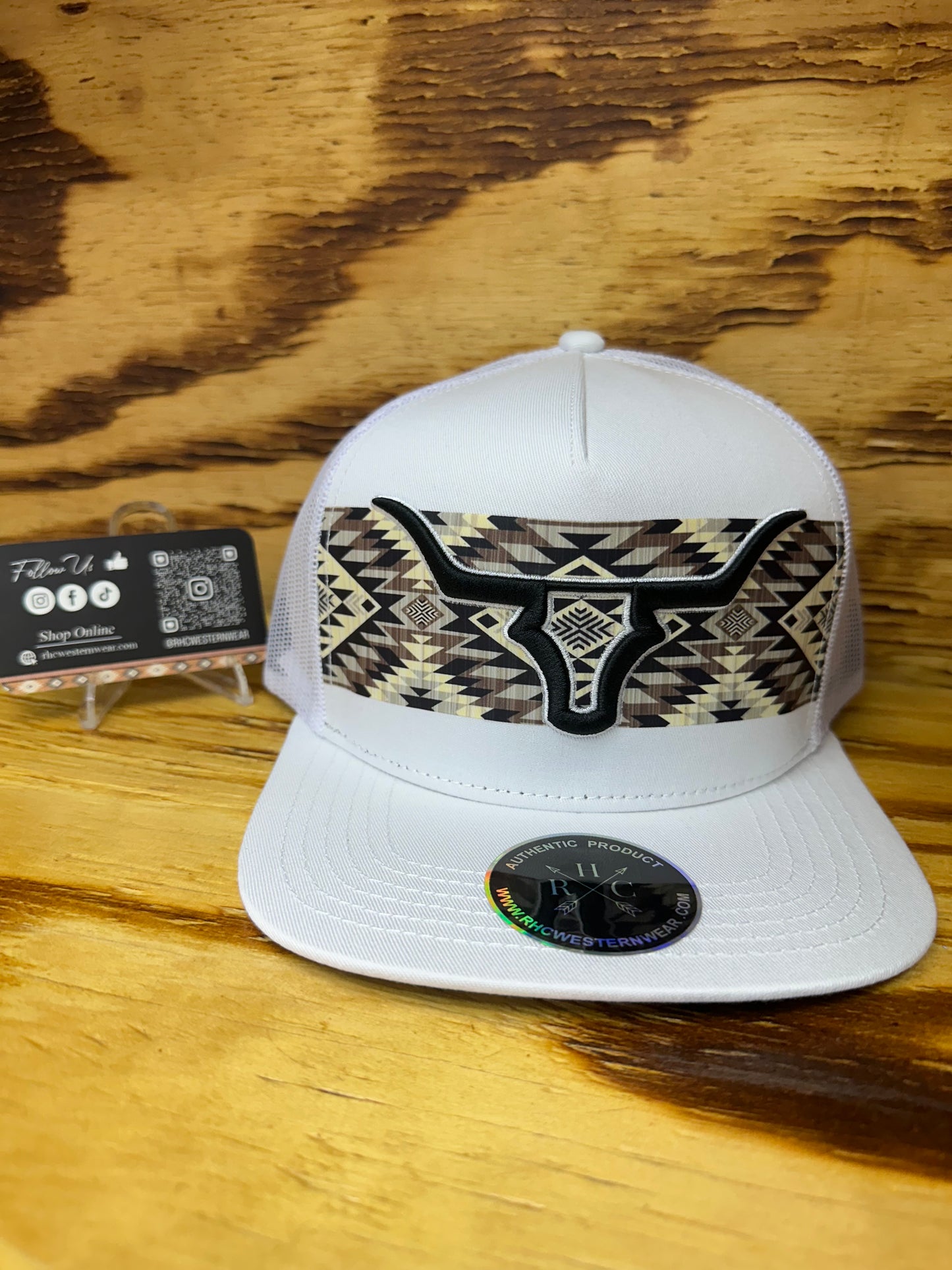 RHC SnapBack White Aztec
