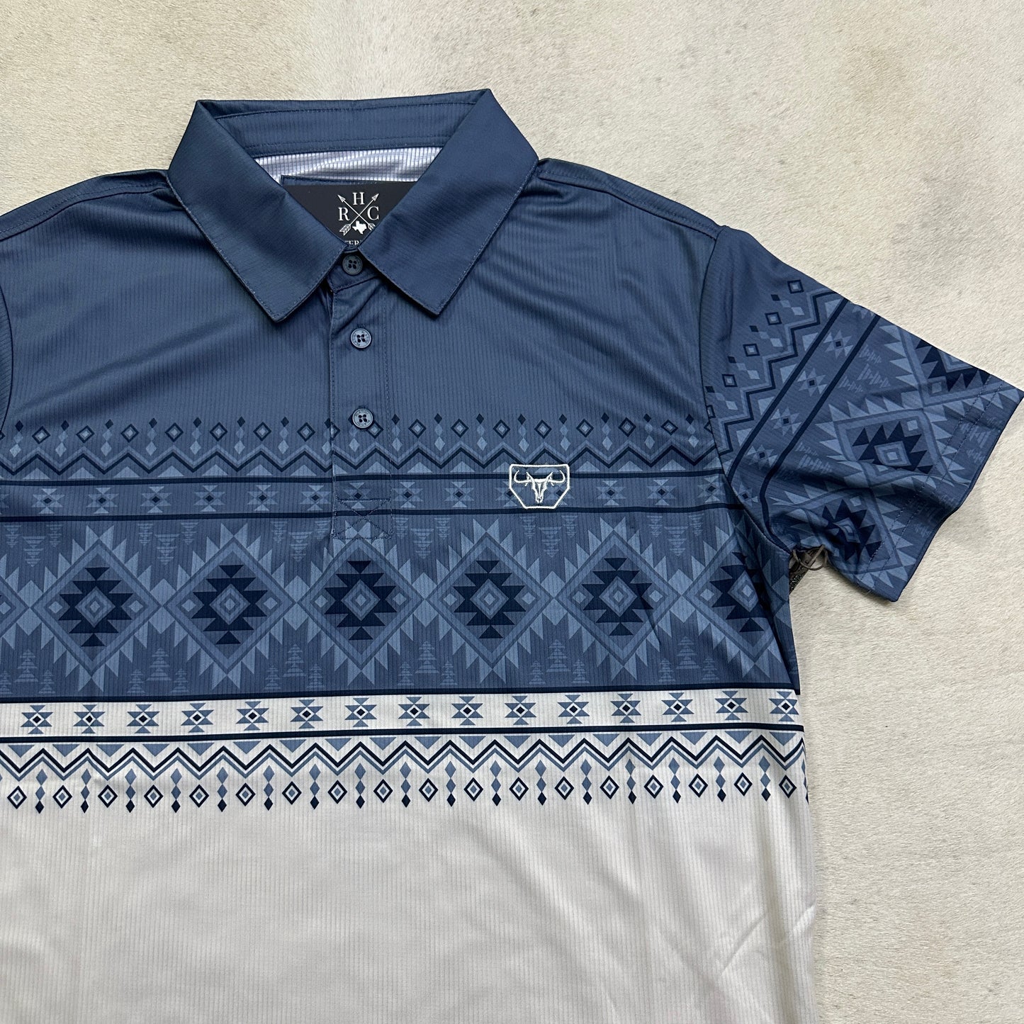 Jairo Modern Fit Performance Fabric Aztec Polo-11452